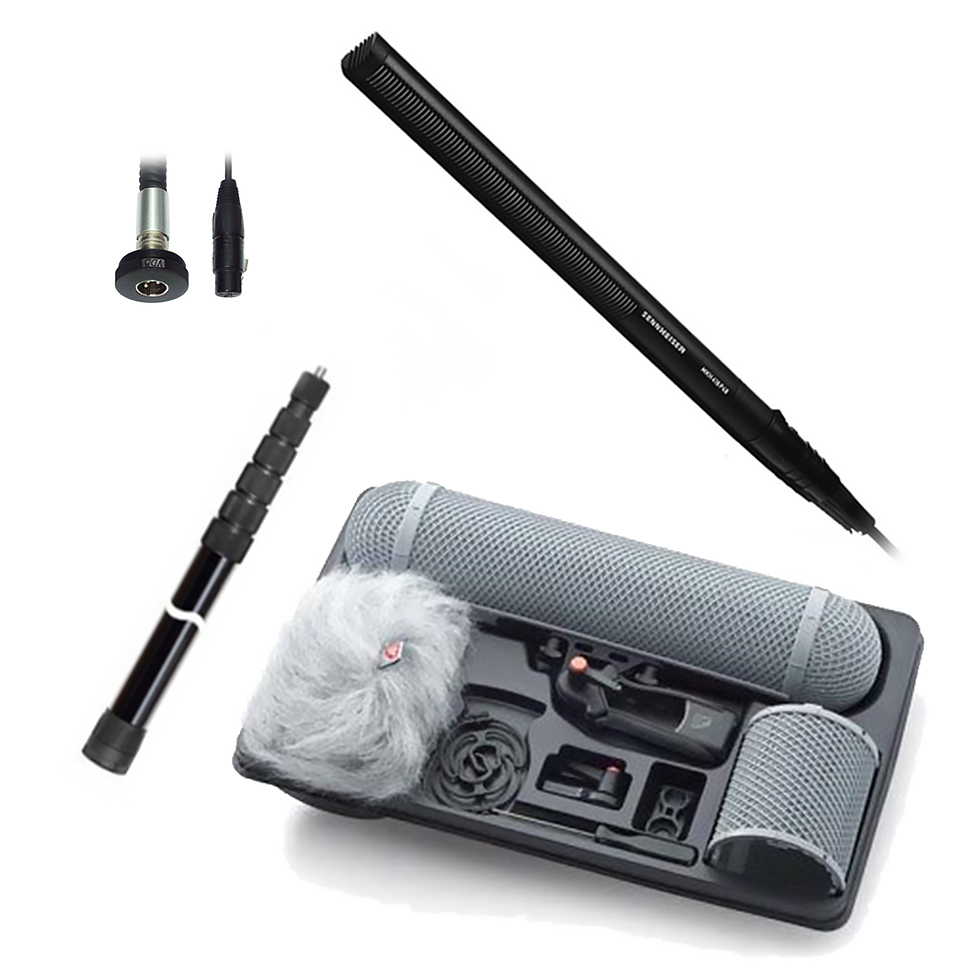 Sennheiser MKH 416-P48U3 Kit-1 микрофон, ветрозащита, удочка, кабель Комплект